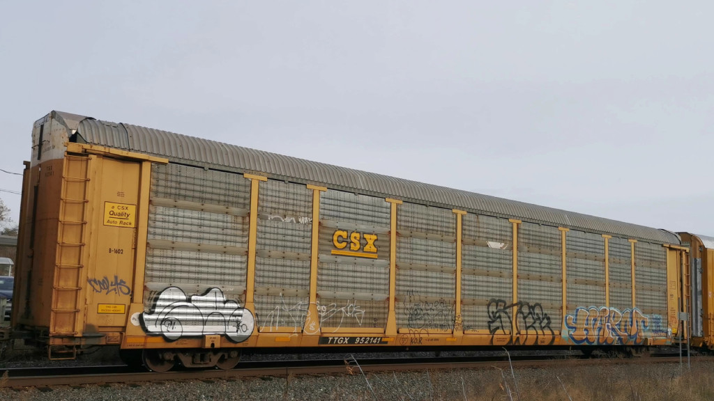 CSX B1602 (Body) TTGX 952141 (Flat)